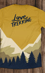 love trekking yellow t-shirt