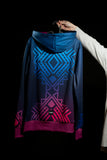 fluo azteq hoodie